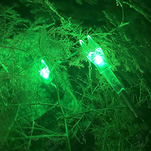 DEEPOWER G/4.2mm Lighted Nocks for Arrows with .165".204" Inside Diameter 3PCS with X Bushings,Screwdriver Included