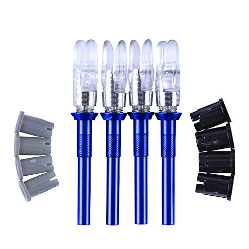 DEEPOWER Universal Fit Nock Automatically LED Lighted Nock fits G, X, and S Series Arrows with 4.2mm/.165 Inside Diameter, Including 0.204, 0.244 LED Archery Nock