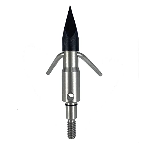 Ellen Archery 6PCS Bowfishing Broadhead Fishing Arrow Tips 225 Grain for Compound Bow, Crossbow and Recurve Bow