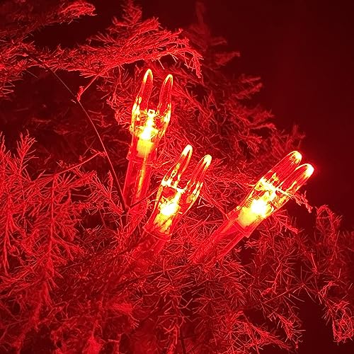 DEEPOWER Lighted Nocks X/5.2mm 6 PCS LED Arrow Nock Universal for Arrows with .204 .233 .244 .246 Inside Diameter, Screwdriver Included