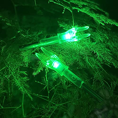 DEEPOWER G/4.2mm Lighted Nocks for Arrows with .165".204" Inside Diameter 3PCS with X Bushings,Screwdriver Included