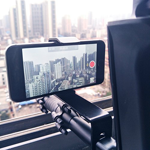 Universal Cell Phone Holder Mount Bow Phone Mount for Smartphone Camera 2 Installation Methods