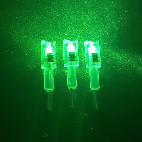 Lot de 6 encoches lumineuses pour boulons d'arbalète de 7 Lot de 6 encoches lumineuses pour boulons d'arbalète de 7