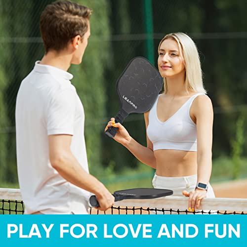 Pickleball Paddles Set of 2 Rackets with 4 Balls and 1 Pickleball Bag Pickle Ball Rackets for Women & Men with Grip Tape Pickleball Set Racquet Lightweight