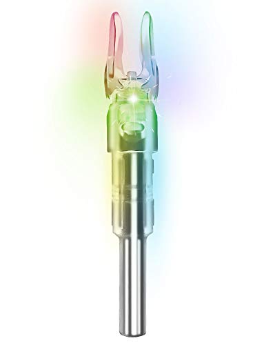 XHYCKJ 6PCS S Led Lighted Nocks for Arrows with .244"/6.2mm Inside Diameter,Screwdriver Included