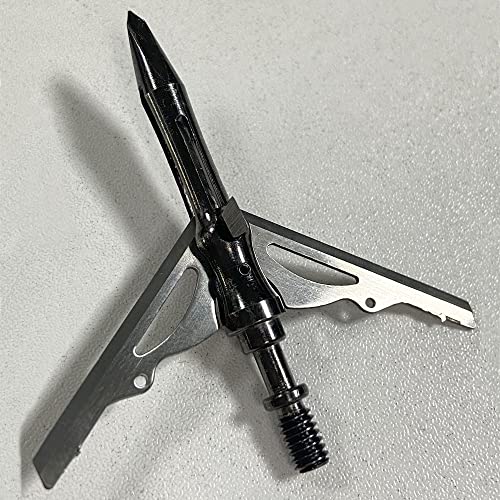 DEEPOWER 2-Blade Mechanical Broadhead 100 Grain 2" Cut 4-Pack